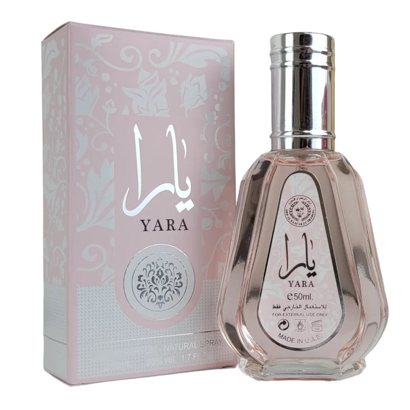 عطر زنانه ارض الزعفران یارا صورتی 50 میلی لیتر