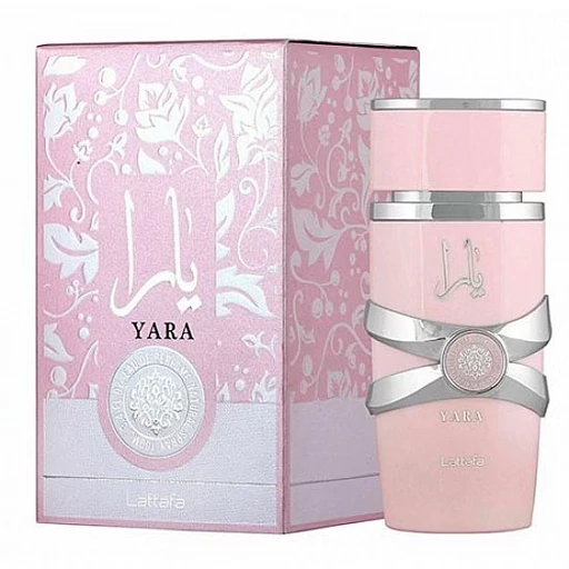 عطر ادکلن عربی یارا صورتی Yara برند لطافه 100 میل