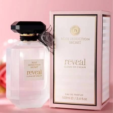 عطر ادوپرفیوم زنانه فراگرنس ورد مدل Rose Seduction Secret رایحه شیرین