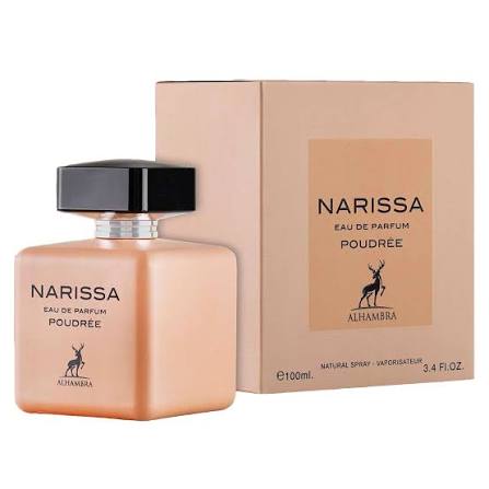 عطر ادوپرفیوم زنانه الحمبرا مدل نارسیسو پودری حجم ۱۰۰ میلی لیتر